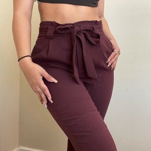 Burgundy Dress Pants